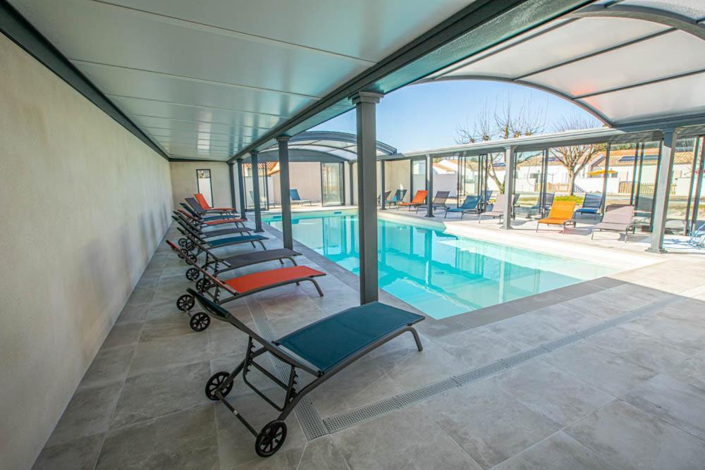 La Corvette Maison Avec Piscine/Parking/Wifi/Plages 5Kms 莱马特 外观 照片
